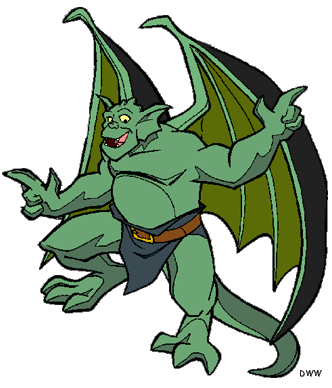 332x388 Disney's Gargoyles Clip Art Disney Clip Art Galore
