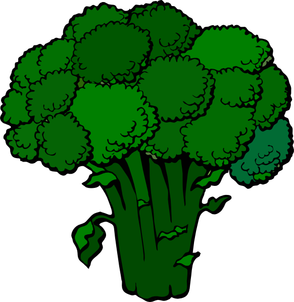 582x598 Dark Broccoli Clip Art Clipart Panda