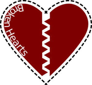 297x276 Broken Heart Clip Art
