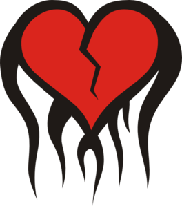 264x298 Broken Heart Clip Art