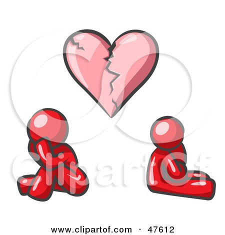 450x470 Royalty Free (Rf) Clipart Illustration Of A Red Design Mascot Man