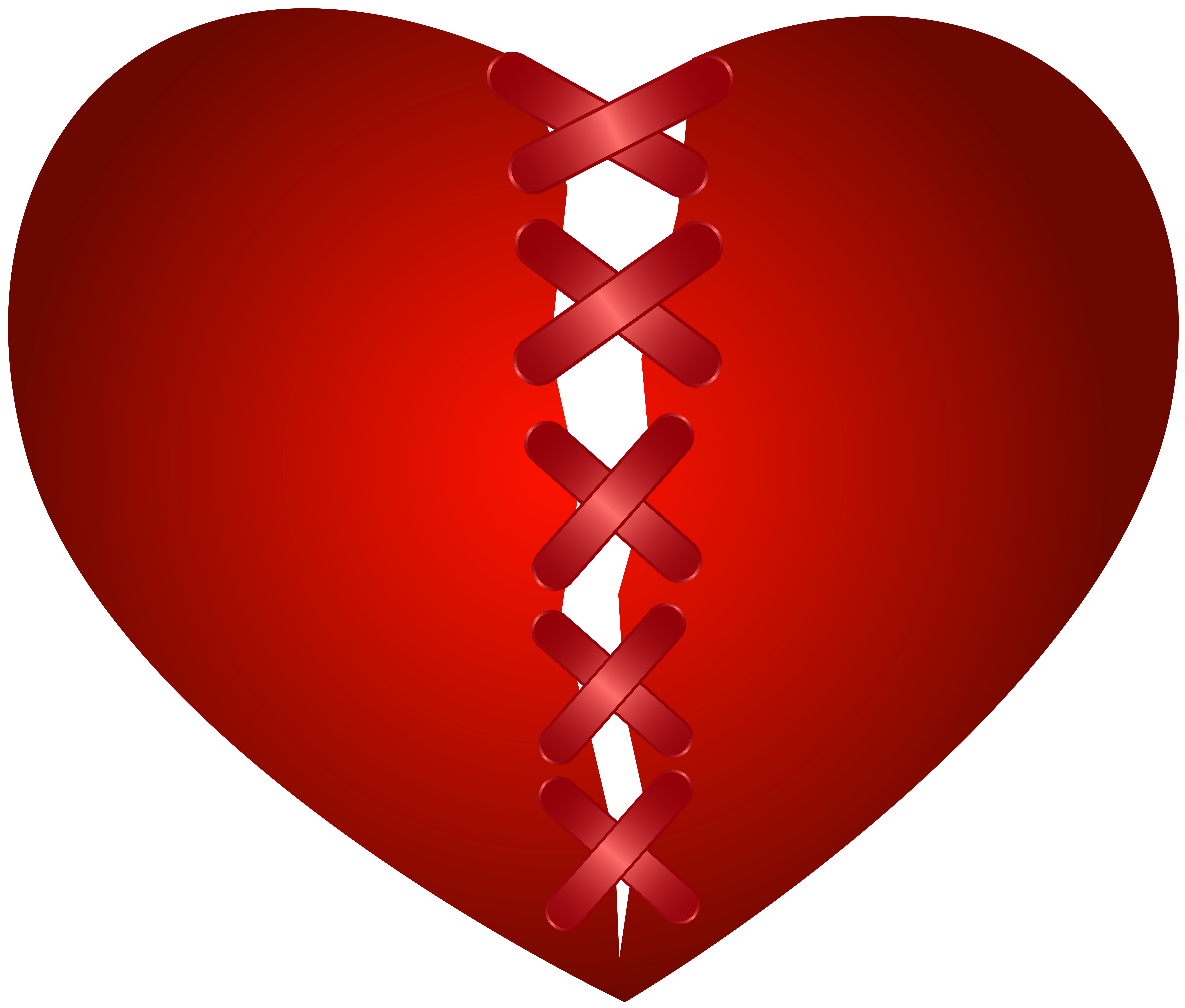 8000x6806 Sewn Broken Heart Transparent Clip Art Imageu200b Gallery