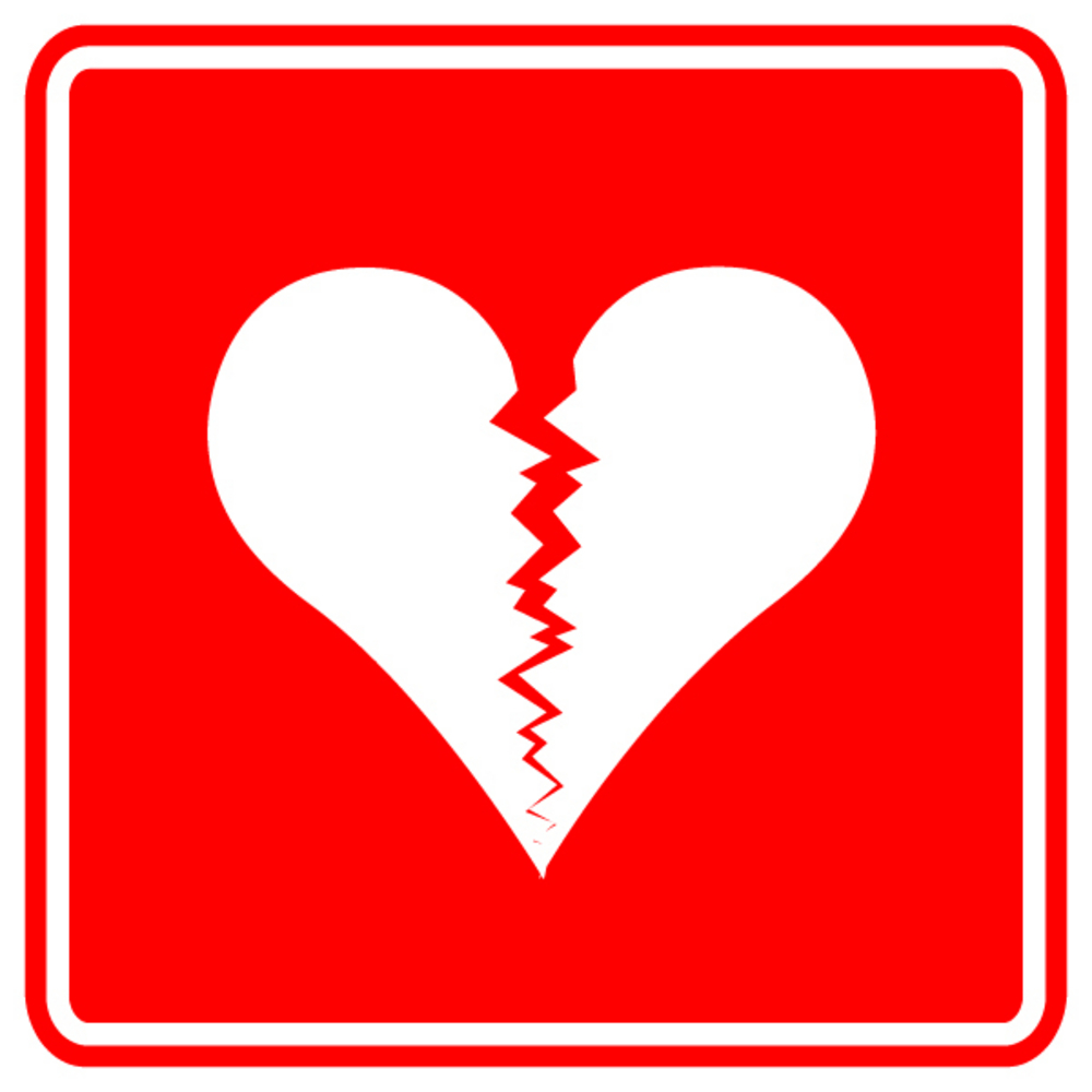 1000x1000 Broken Heart Clipart Heart Break