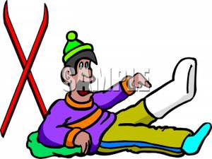 300x225 Skiing Clipart Fall