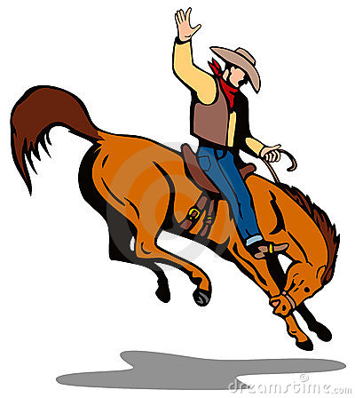 400x448 Bronco Clipart
