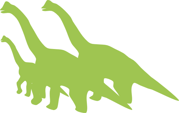 600x378 Brontosaurus Family Of 3 Clip Art