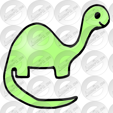 380x380 Brontosaurus Picture For Classroom Therapy Use