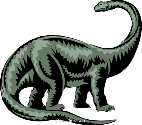 480x420 Brontosaurus Royalty Free Vector Clip Art Illustration Anim0192