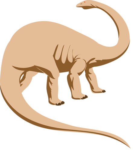 441x500 Brontosaurus Vector Clip Art Public Domain Vectors
