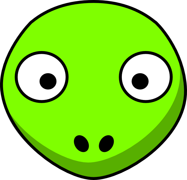 600x578 Green Brontosaurus Head D Clip Art