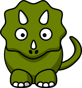 276x299 Triceratops Clipart Brontosaurus