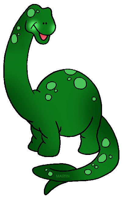 407x648 Animals Clip Art By Phillip Martin, Brontosaurus Dinosaur