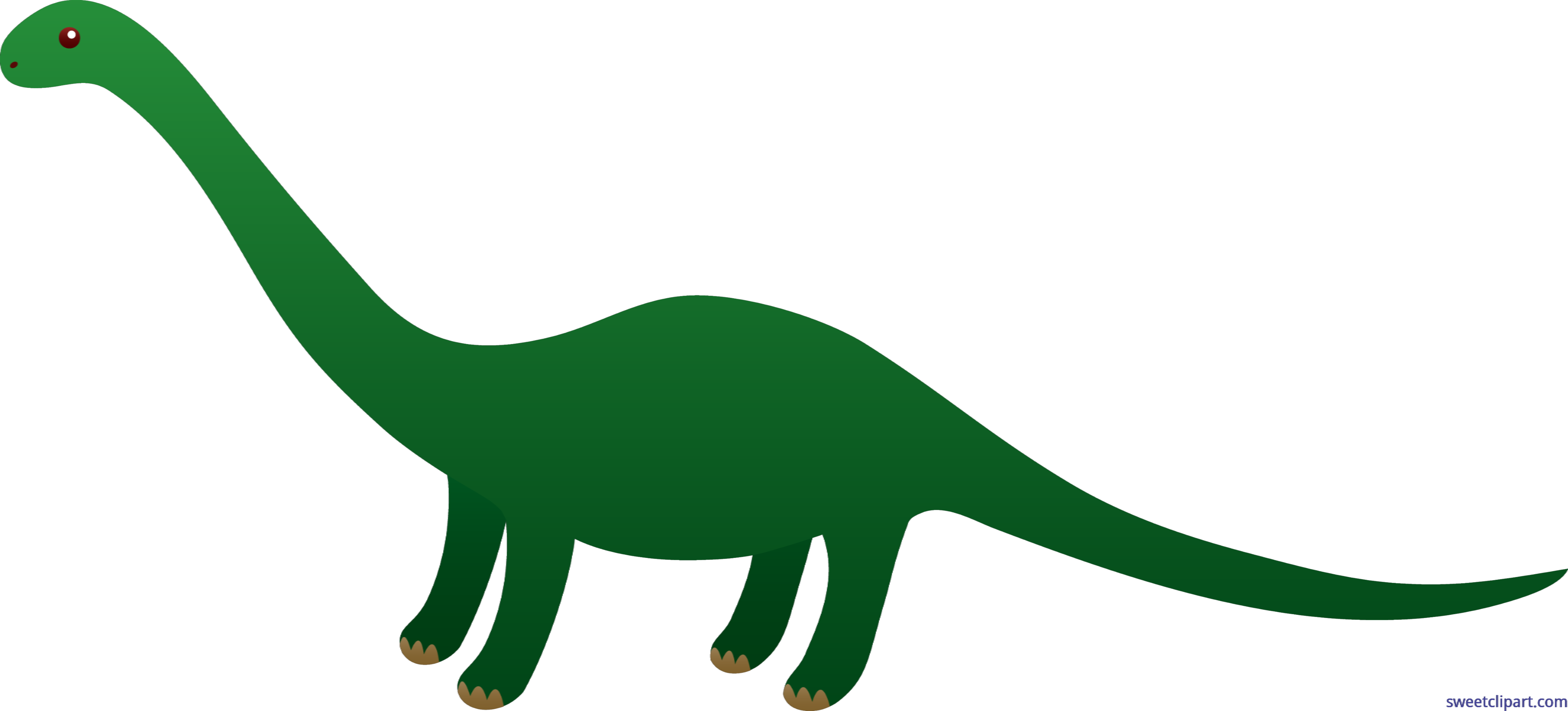 7000x3175 Brontosaurus Clip Art