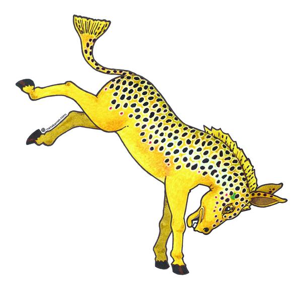 600x600 Donkey Brown Trout Decal Remedy Provisions