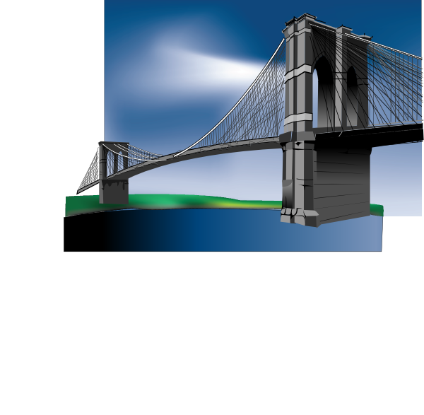 600x587 Brooklyn Bridge (Edited) Clip Art