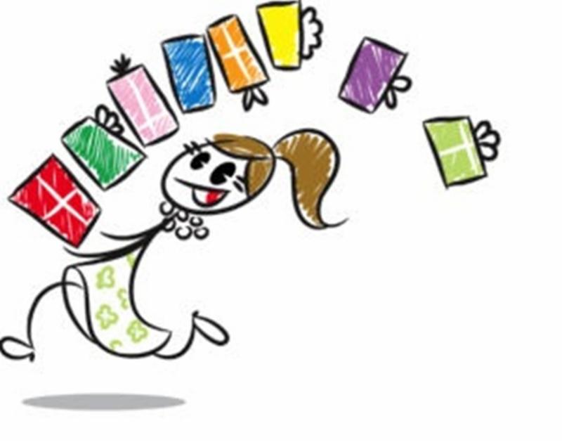 800x629 Holiday Bazaar Border Clipart