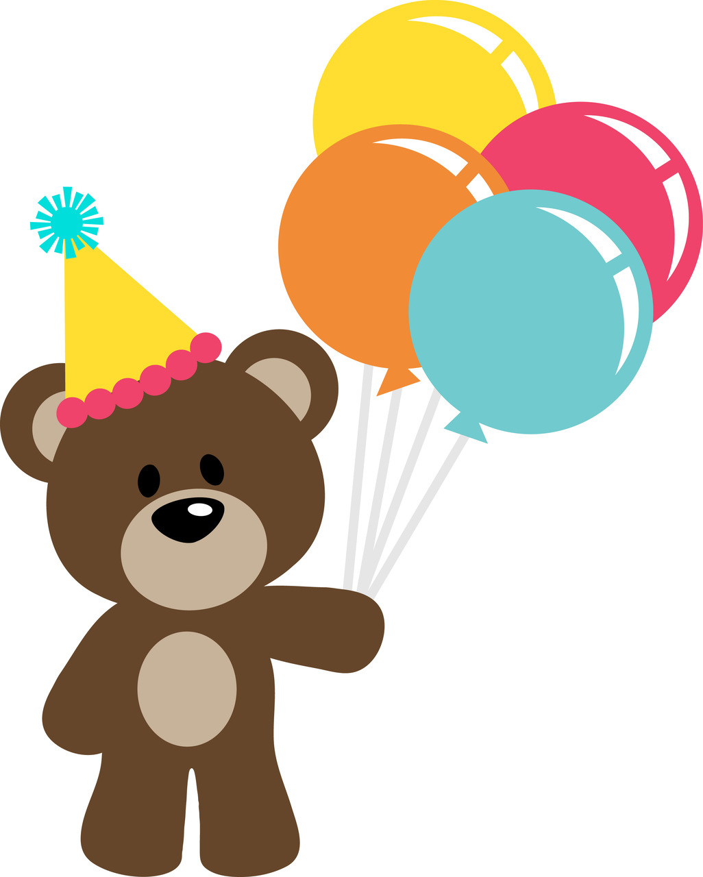 1026x1280 Birthday Clipart Teddy Bear