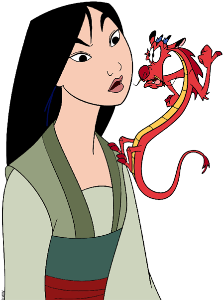 448x602 Mulan And Friends Clip Art Disney Clip Art Galore