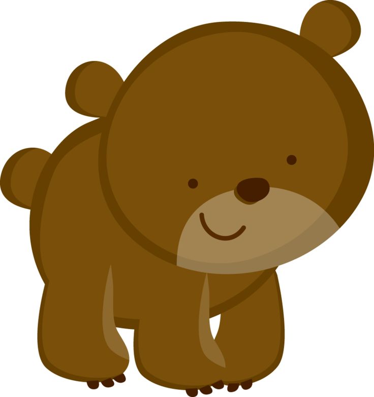 736x782 Woodland Bear Clipart