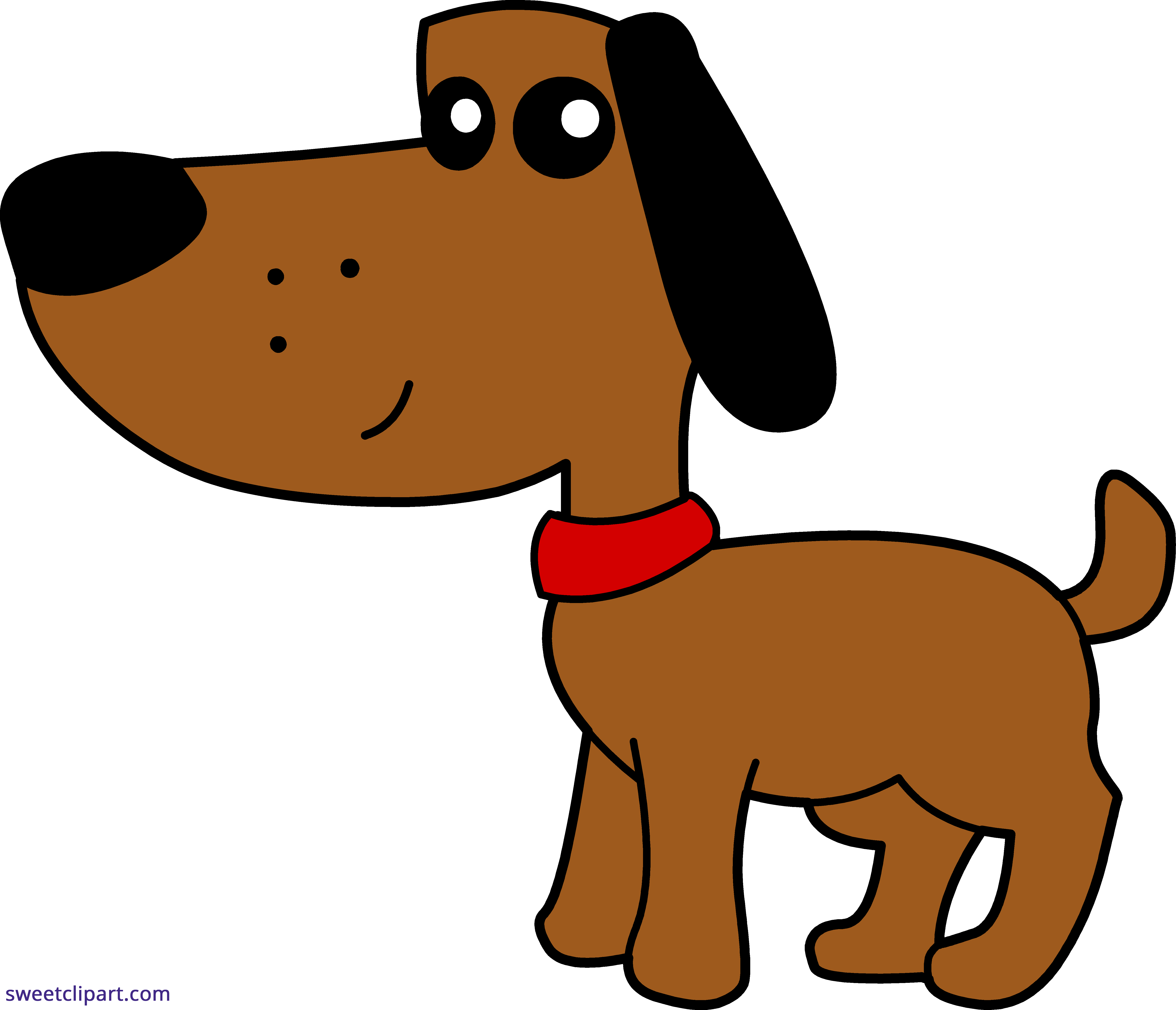 5933x5095 Brown Dog 4 Clipart