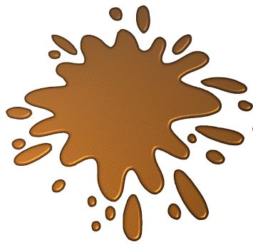 355x347 Mud Clipart Brown Crayon