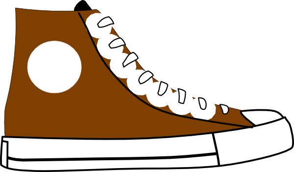 600x351 Sensational Inspiration Ideas Sneaker Clipart Brown Shoe Clip Art