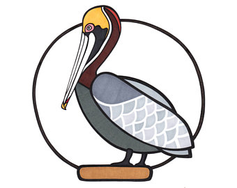 340x270 Pelican Illustration Etsy
