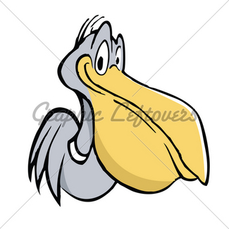 325x325 Aggressive Pelican Or Seagull With Crossed Arms Cartoon V Gl