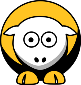 282x297 Sheep Boston Bruins Team Colors Clip Art