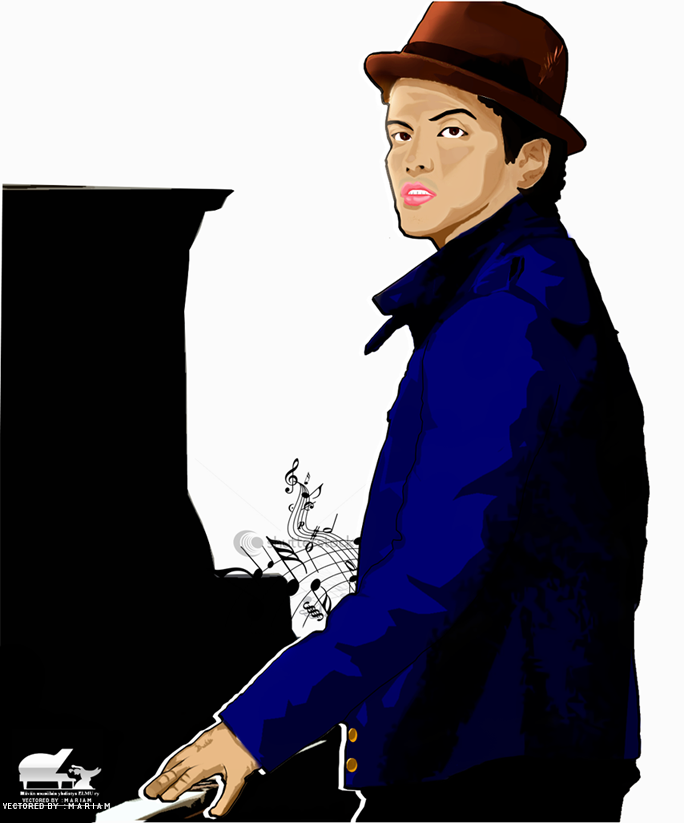 684x823 Bruno Mars Vector V1 By Laviolenta