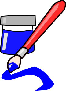 216x296 Paint Brush Clip Art