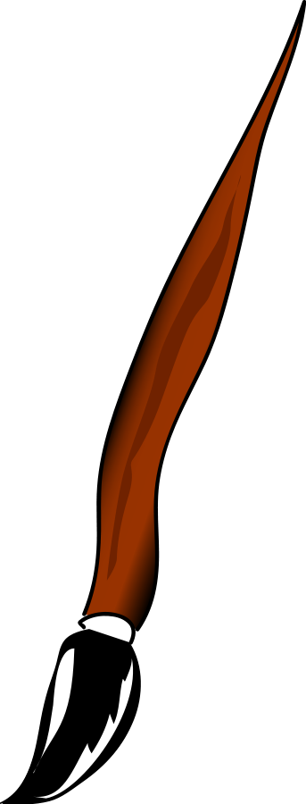 343x900 Paintbrush Paint Brush Clip Art Free Clipart