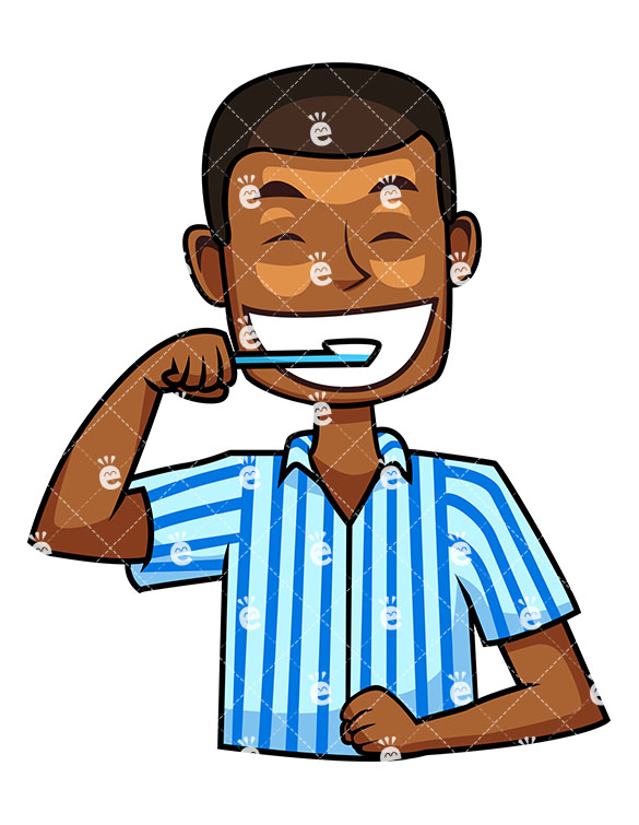 Brushing Teeth Clipart