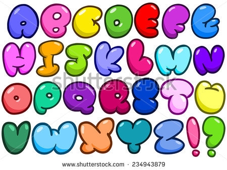 Bubble Letter Clipart at GetDrawings | Free download