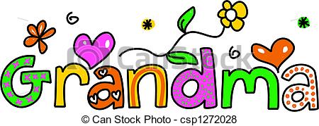 450x179 Word Clipart Grandma