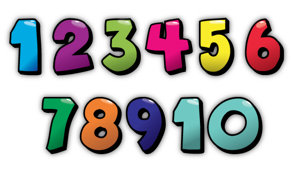 595x350 Collection Of Bubble Numbers Clipart High Quality, Free