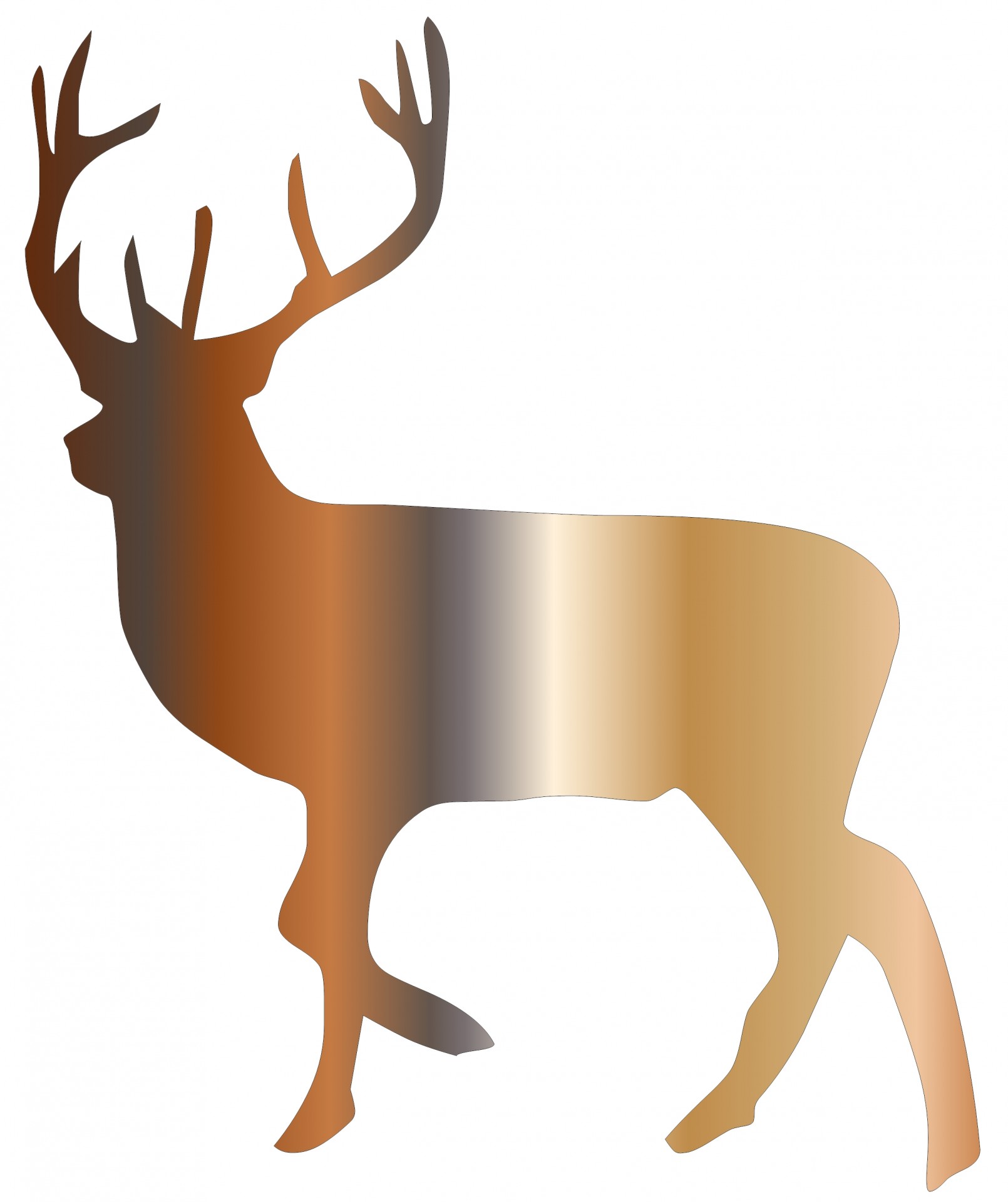 1610x1920 Deer Silhouette