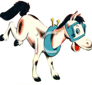 Bucking Horse Clipart