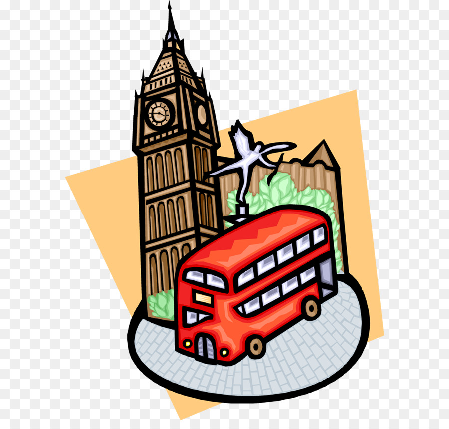 900x860 Big Ben River Thames Bus Tower Clip Art