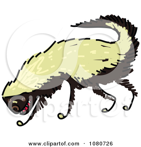 450x470 Honey Badger Clipart Fierce