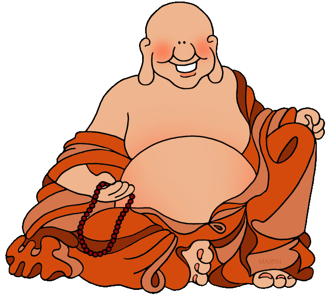 648x580 Religion Clip Art By Phillip Martin, Laughing Buddha