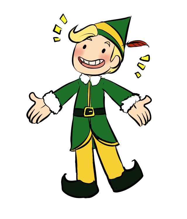 640x750 Buddy The Elf By Kattinx