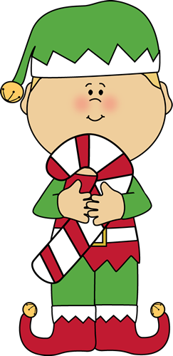 243x500 Christmas Clipart Elves