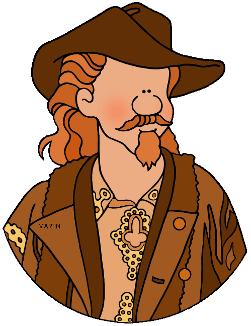 499x648 Occupations Clip Art By Phillip Martin, Buffalo Bill Cody