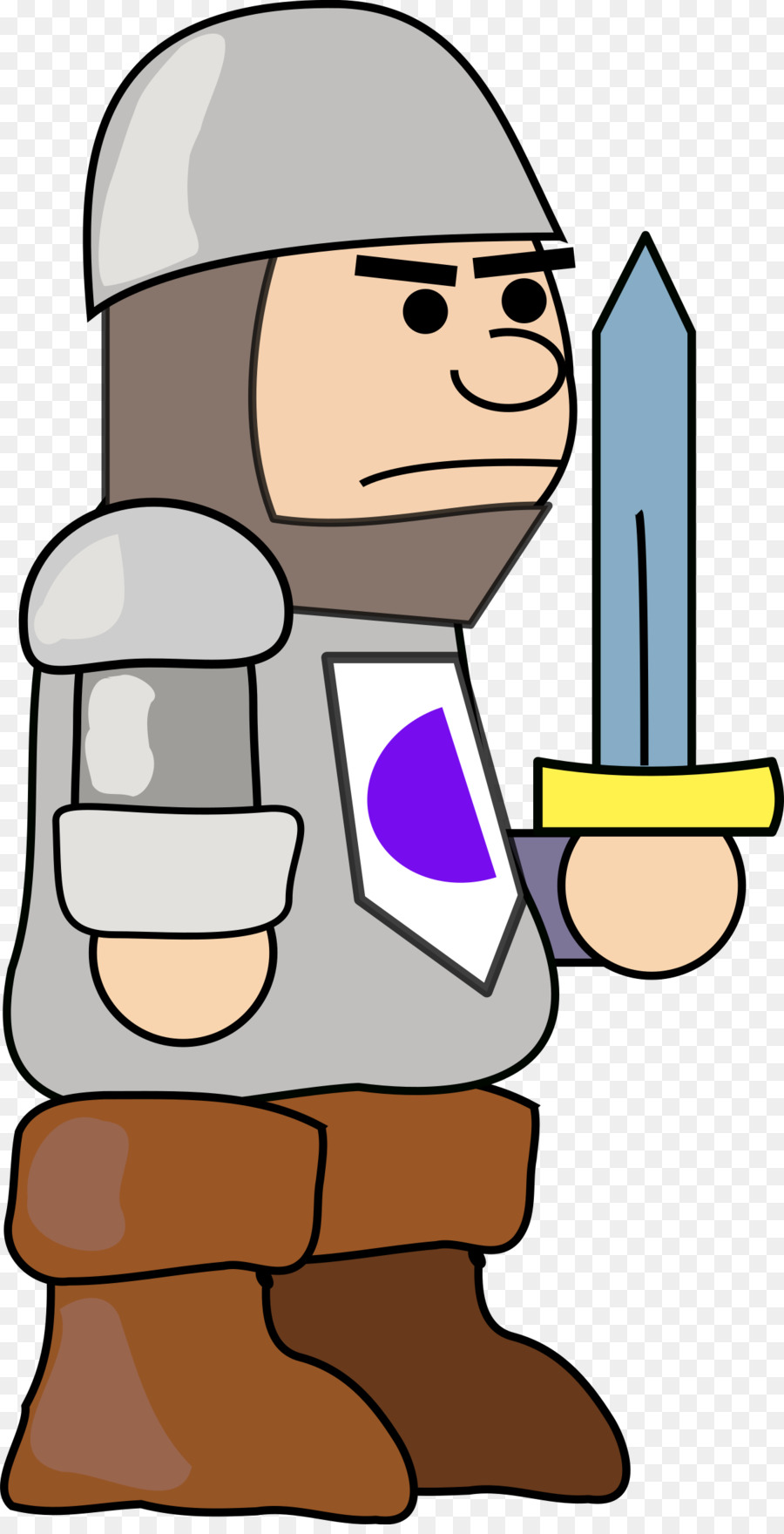 900x1760 Middle Ages Soldier Knight Clip Art