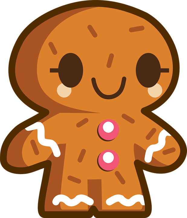 619x720 Gingerbread Clipart