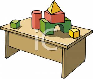 300x255 Clipart Picture Building Blocks On A Table