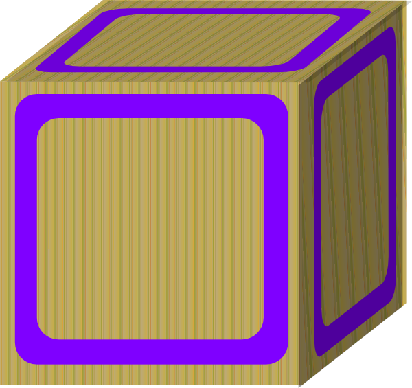 600x565 Wondrous Design Ideas Block Clipart Plain Purple Clip Art At Clker
