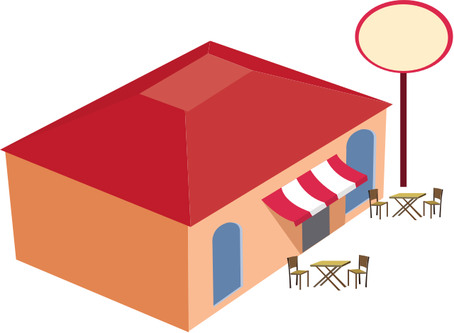 640x469 Filerestaurant Building Clip Art.svg