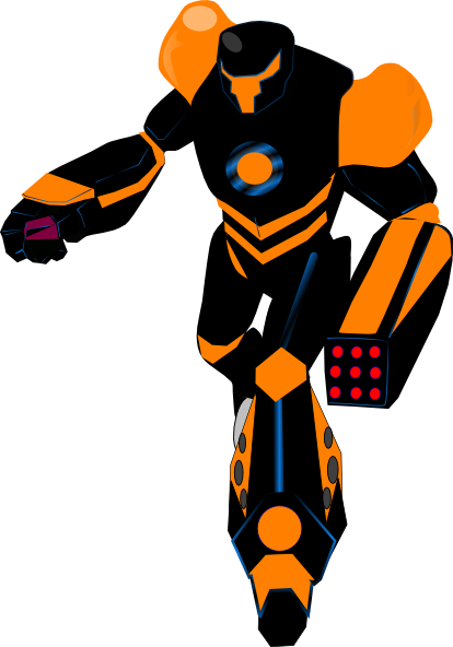 414x592 Bull Robot Clip Art
